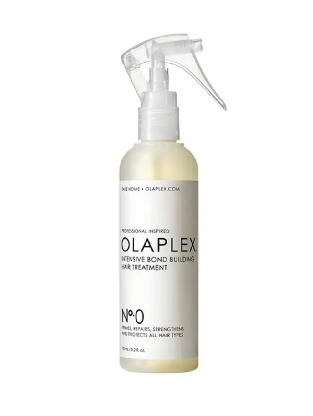 OLAPLEX No.0 Intensive Bond Building Treatment — Cream White Spray Bottle